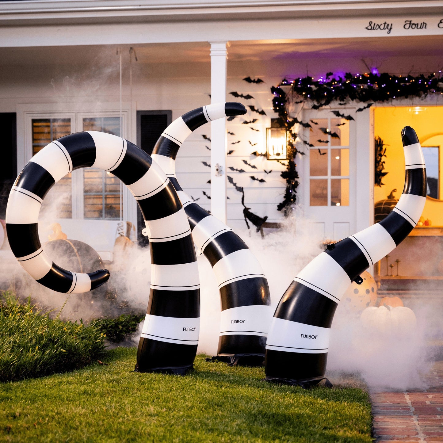Inflatable Halloween Lawn Snakes