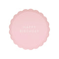Petal Pink Signature Happy Birthday Small Plates