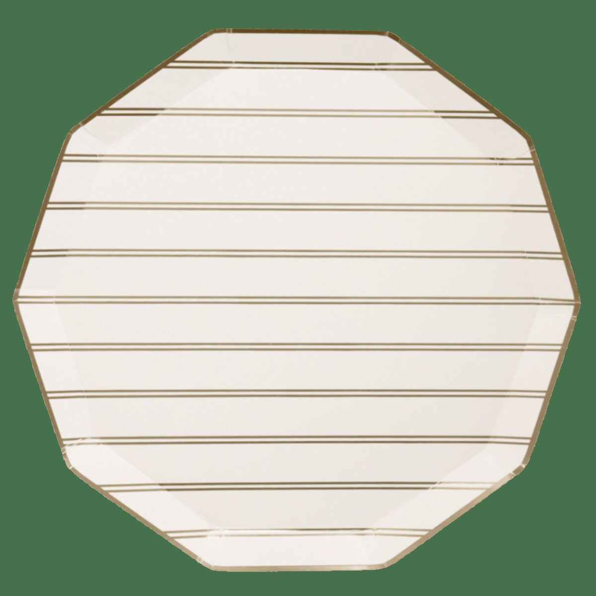 Gold Stripe Large Plates