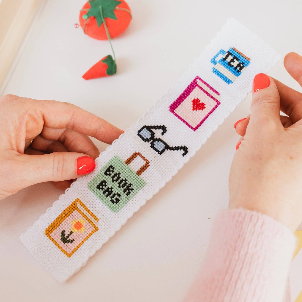 Bookish Cross Stitch Bookmark Kit