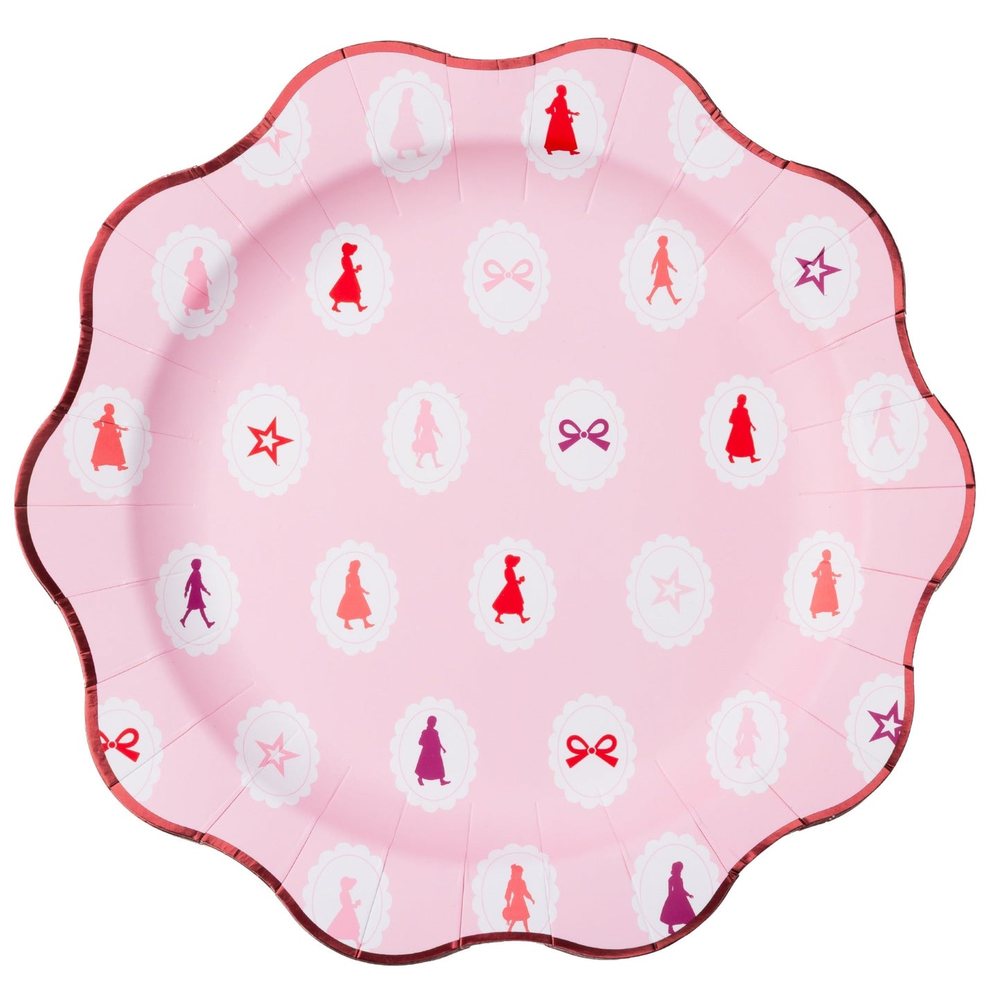 American Girl® X Bonjour Fete Pink Icons Large Plates