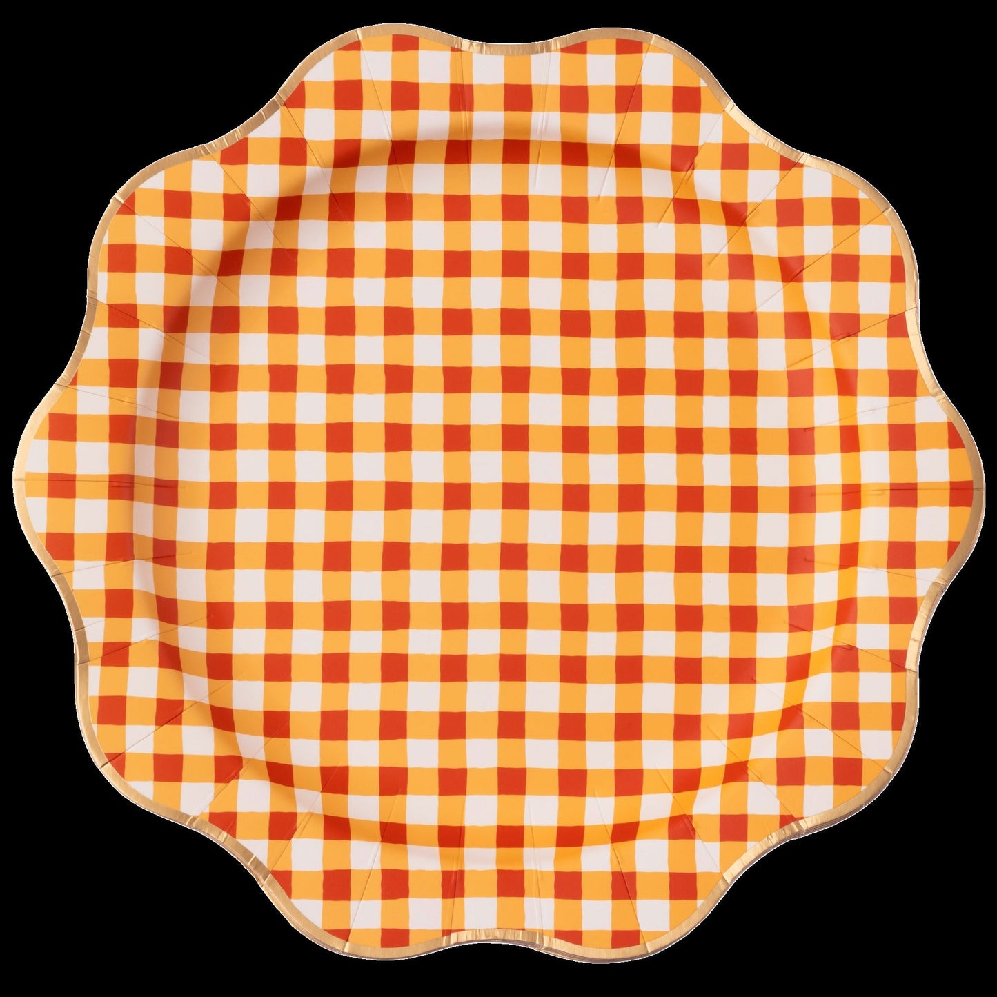 Elegant Fall Plaid Dinner Plates