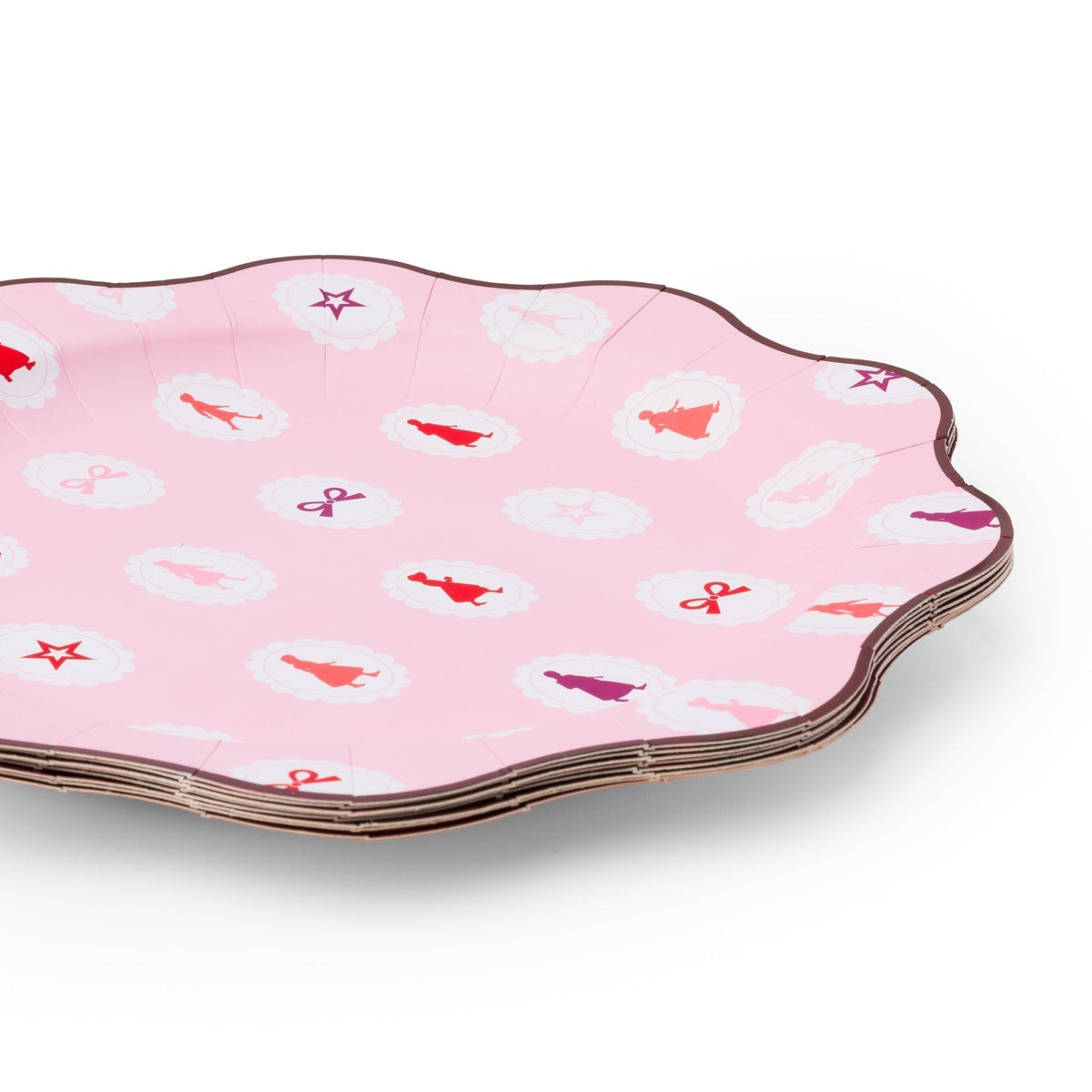 American Girl® X Bonjour Fete Pink Icons Large Plates