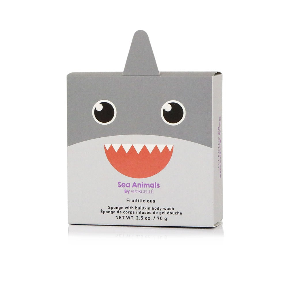 Sammy Shark Shower Buffer Sponge