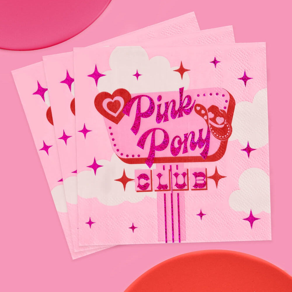Pink Pony Club Cocktail Napkins