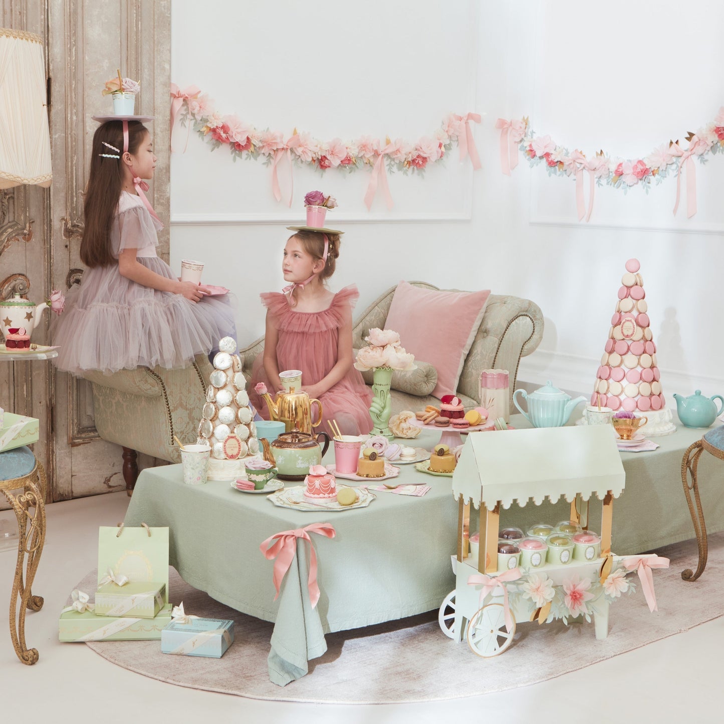 Meri Meri X Laduree Paris French Themed Dinner Plates
