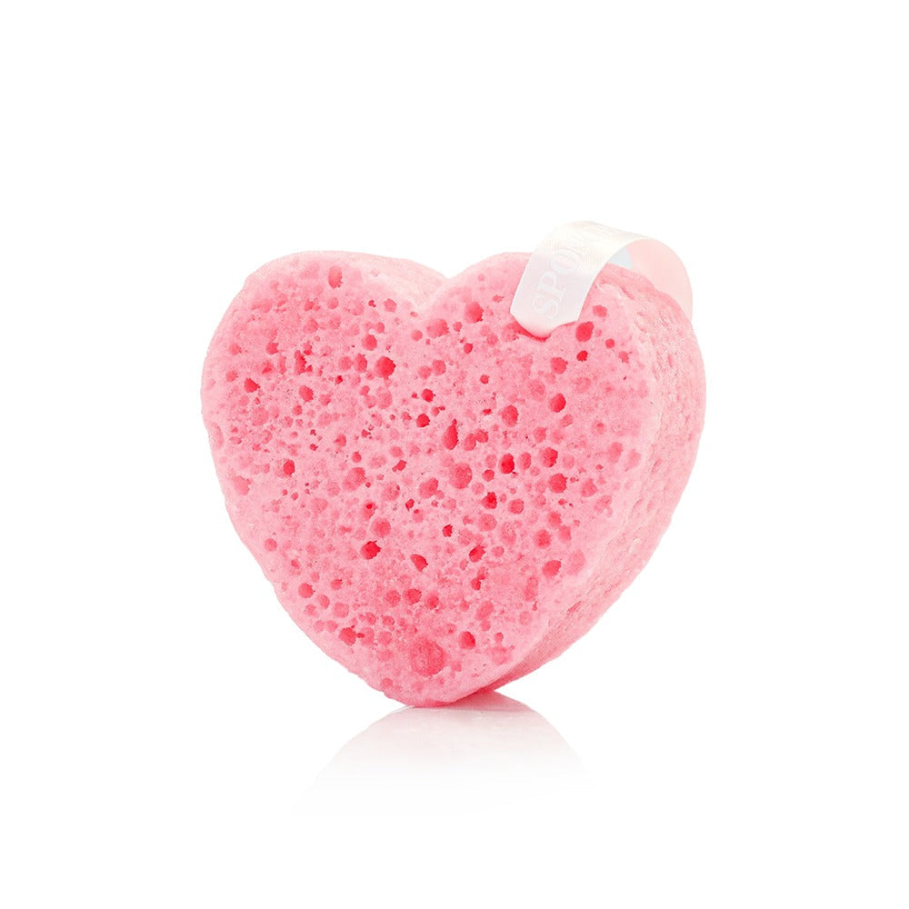 Pink Camellia Heart Buffer Sponge