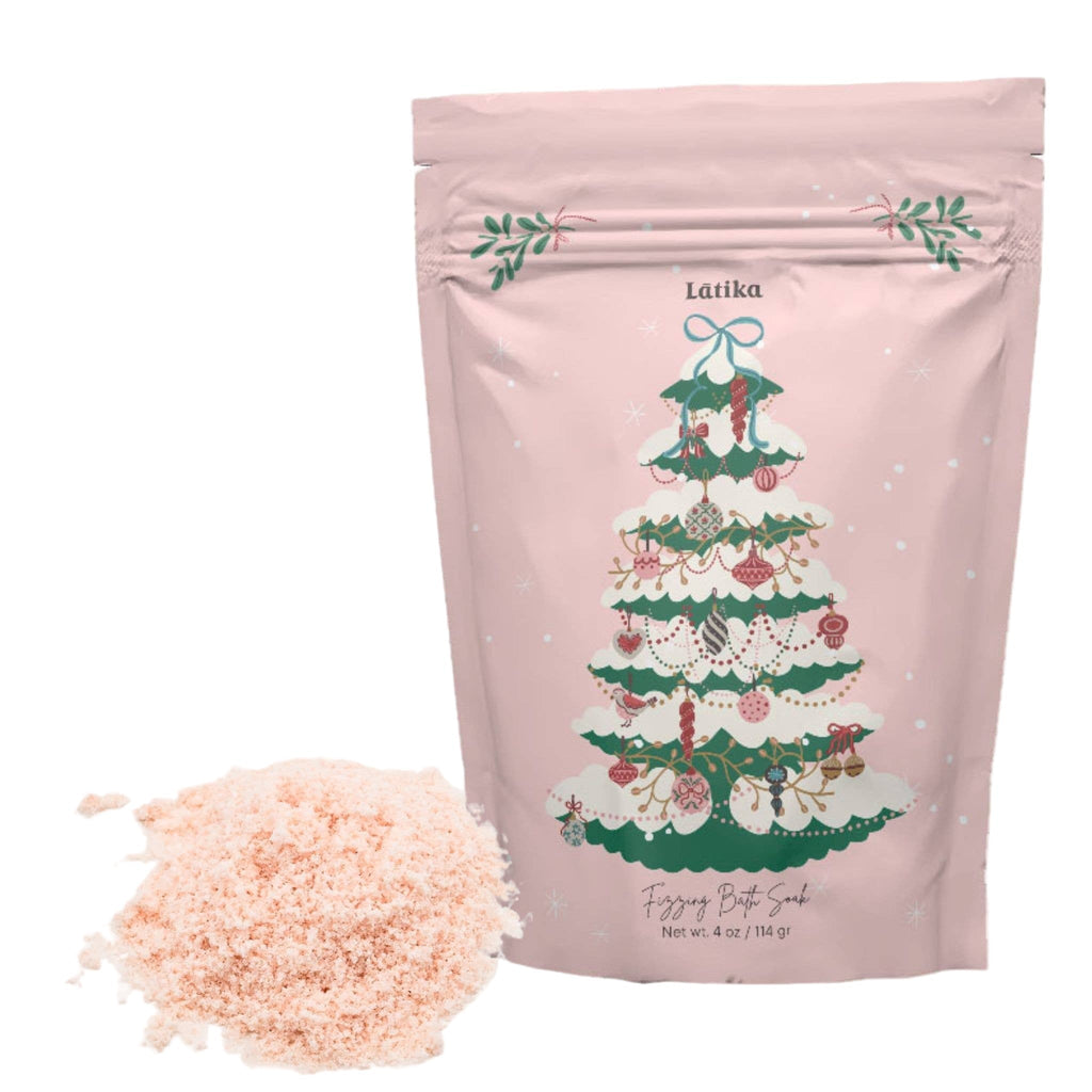 Pink Christmas Holiday Bath Soak