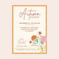Cozy Fall Digital Party Invitation