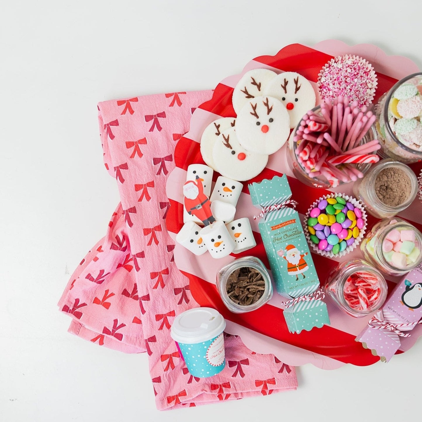 Snowman Marshmallow Candy Gift Bag
