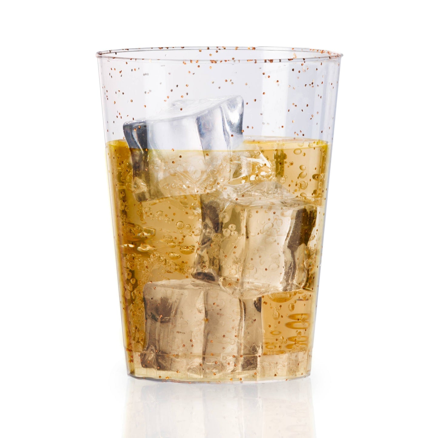 Gold Sparkle Reusable Tumblers