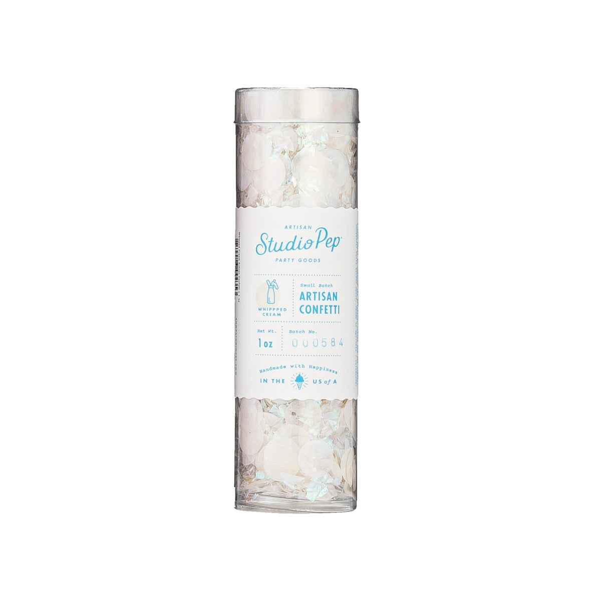 White Whipped Cream Artisan Confetti