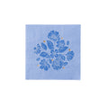 Belle Blue Elegant Floral Cocktail Napkins
