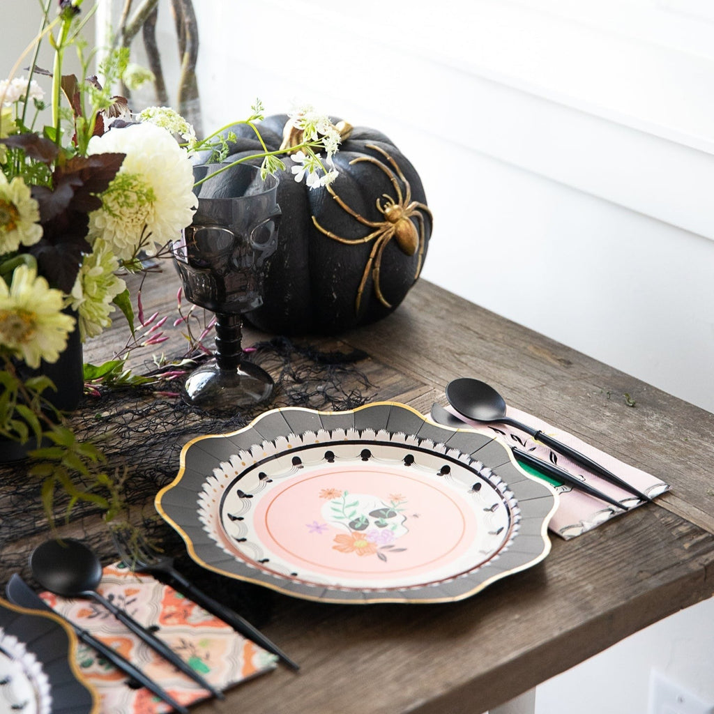 Elegant Halloween Dinner Plates