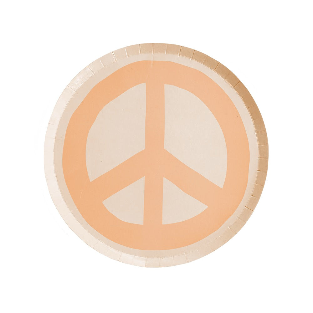 Peace & Love Peace Dessert Plates