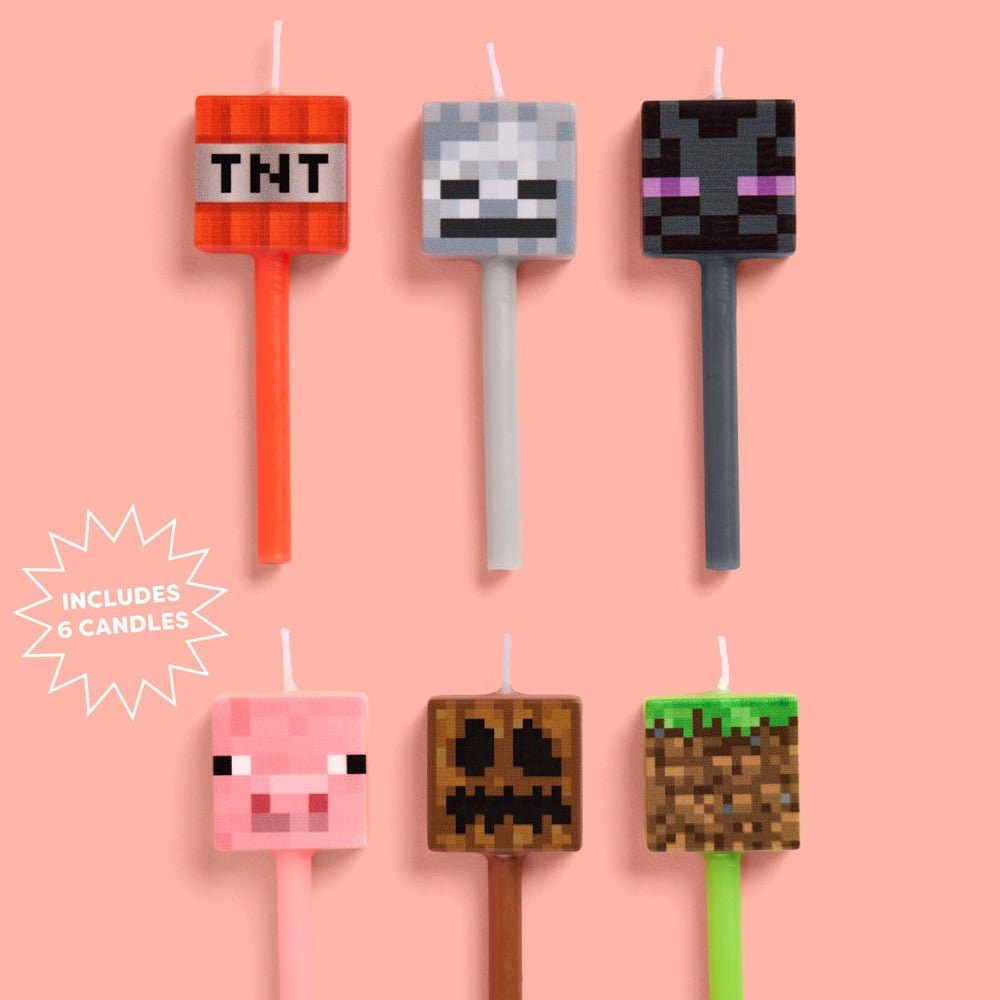 Minecraft Birthday Candles