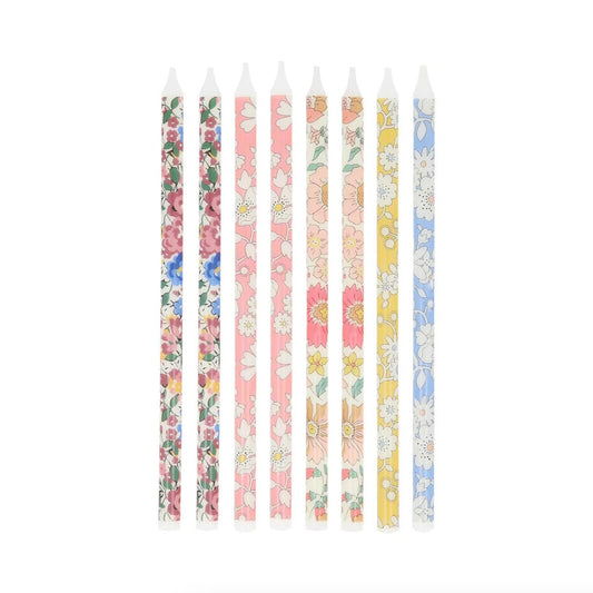Meri Meri X Liberty Mixed Print Party Candles