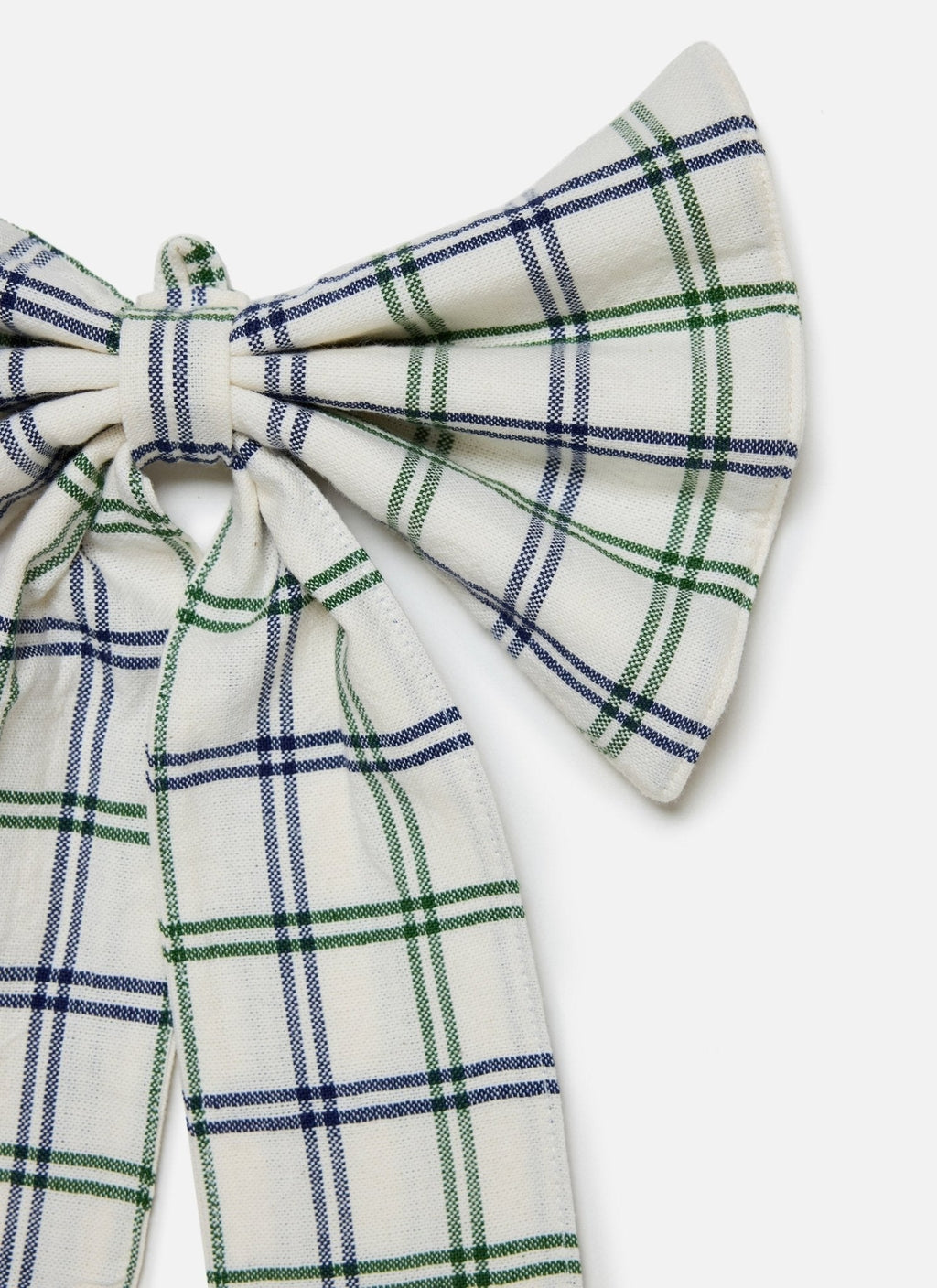 Mayfair Plaid Hunter Fabric Bow
