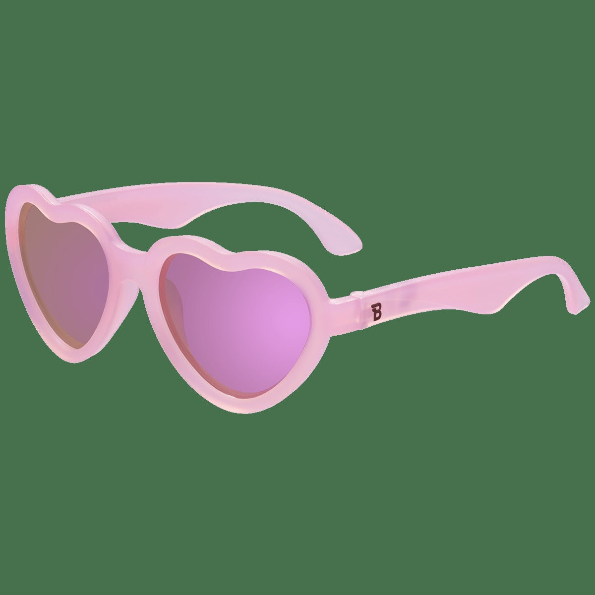 Kids Pink Heart Sunglasses