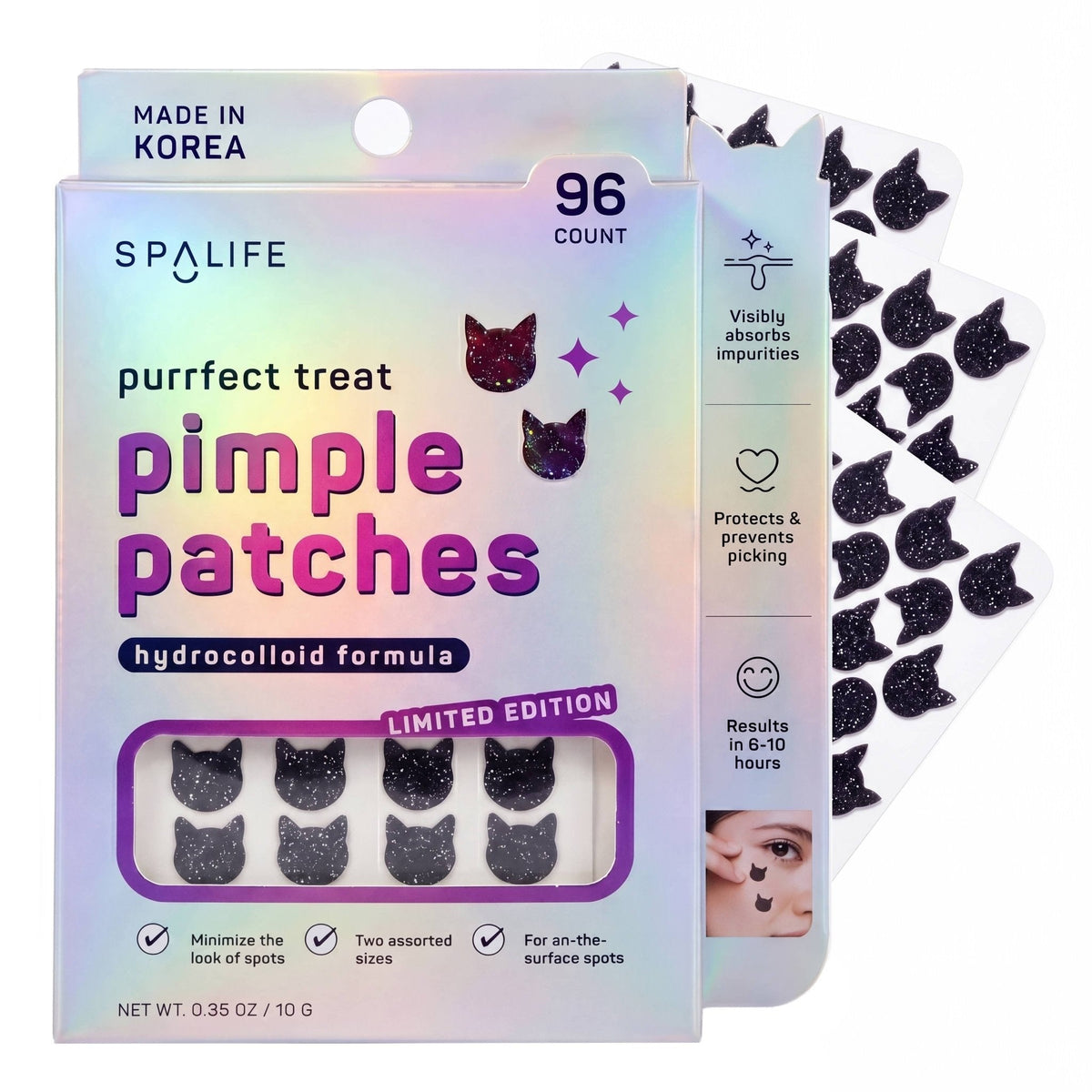 Purrrfect Treat Cat Halloween Pimple Patches