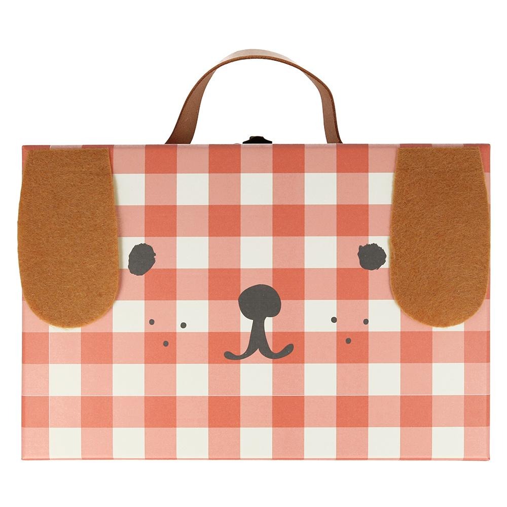Dog Lovers Advent Calendar Suitcase with Wooden Toys