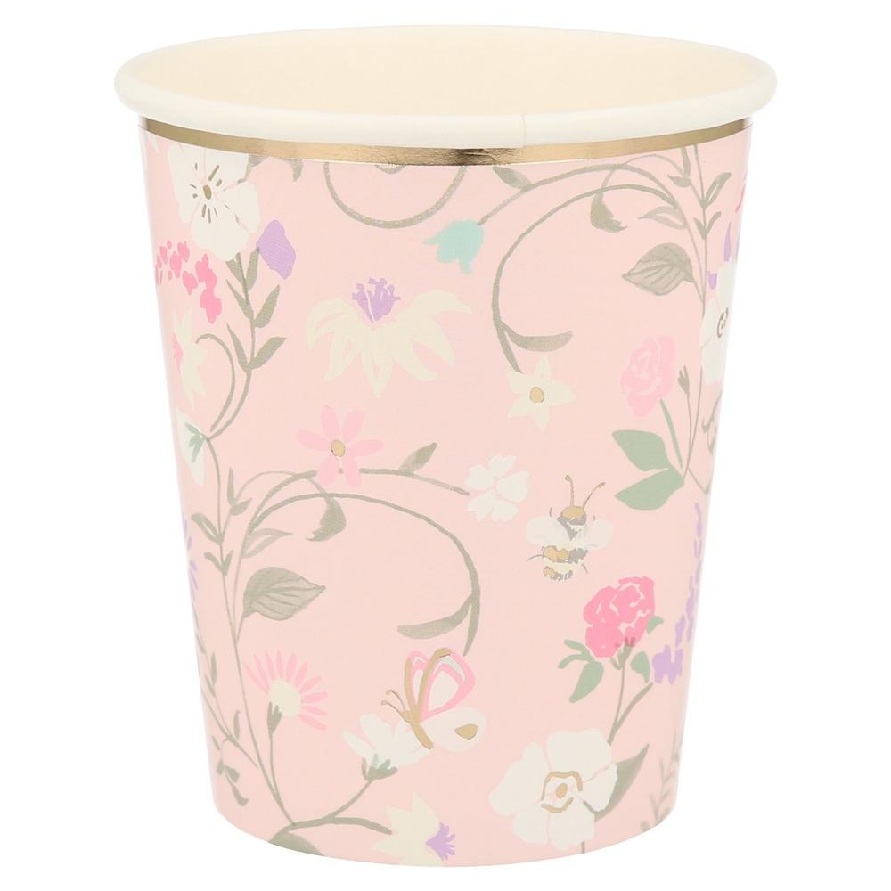 Meri Meri X Laduree Paris Floral Party Cups