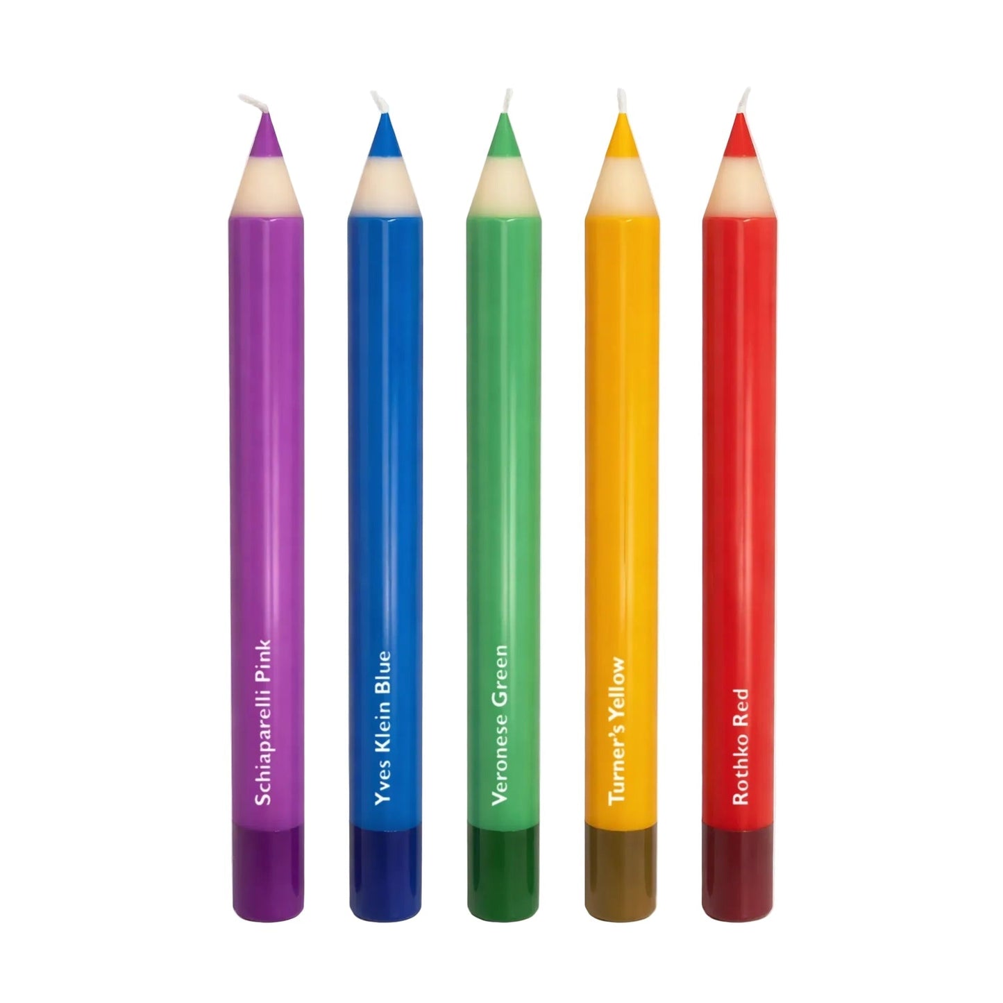 Multicolor Pencil Taper Candles