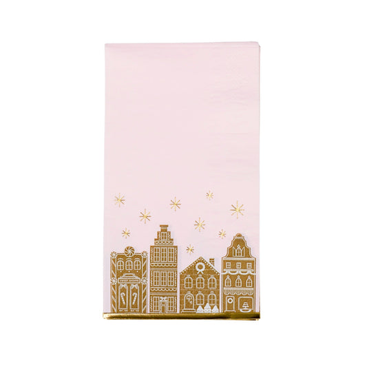 Pink Gingerbread Guest Towels