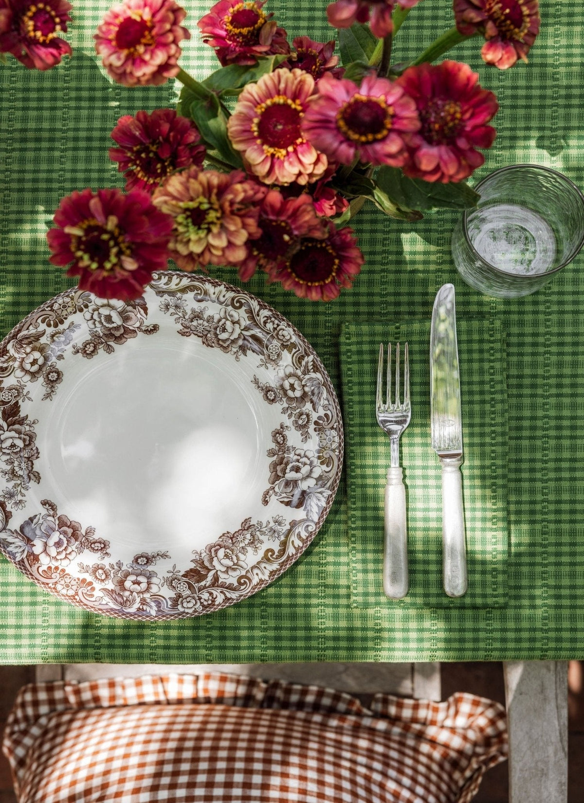 Two Toned Evergreen Napkins