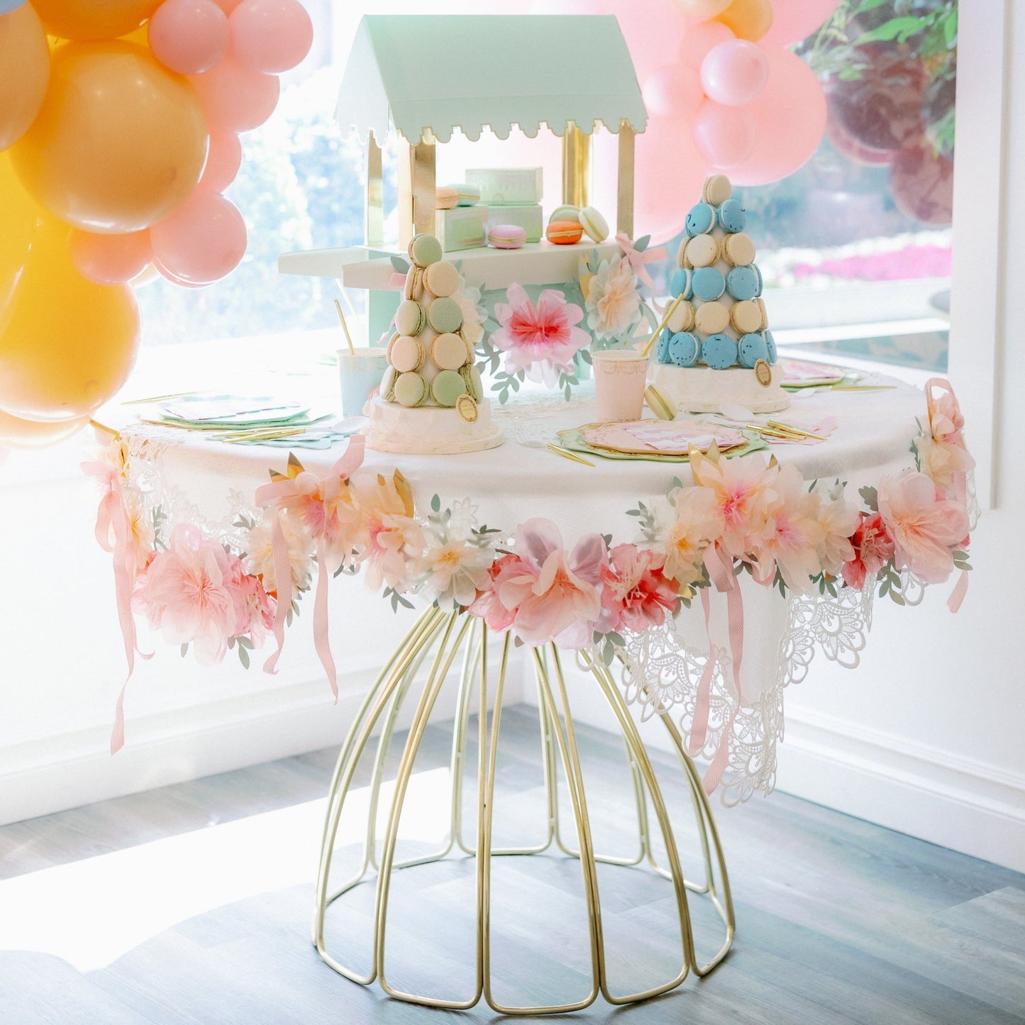 Meri Meri X Laduree Paris Floral Garland