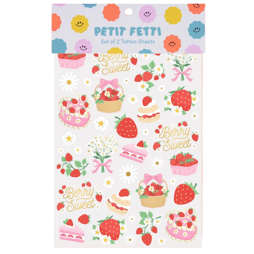 Berry Sweet Temporary Tattoos