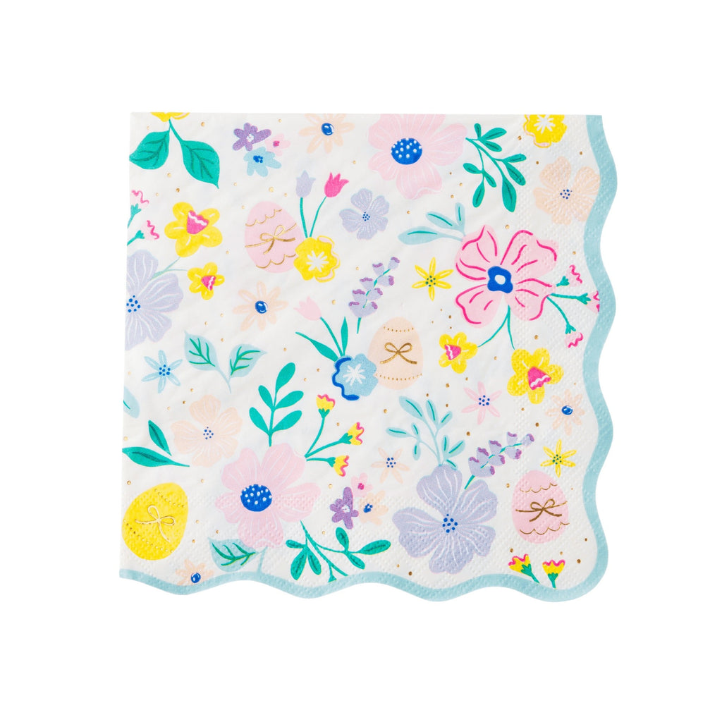 Easter Pastel Floral Dinner Napkins