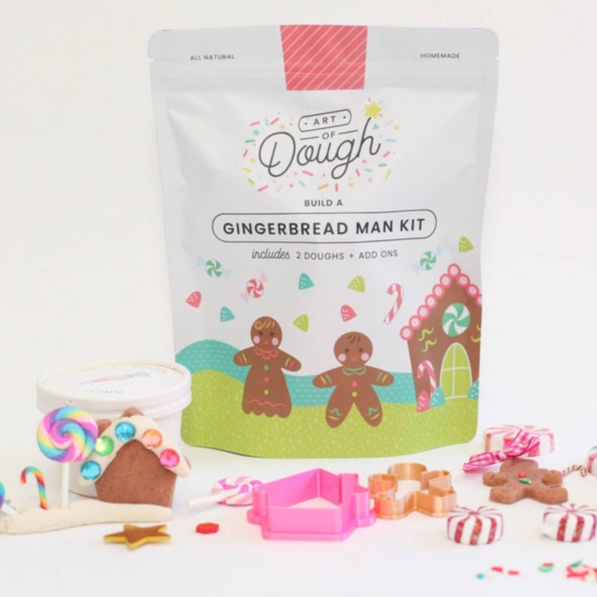 Gingerbread Baking Playdough Kit