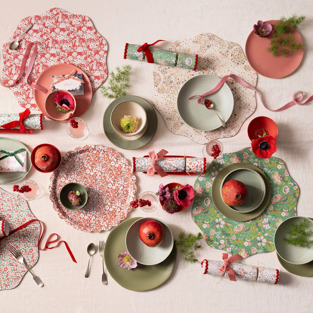 Meri Meri X Liberty Winter Place Cards