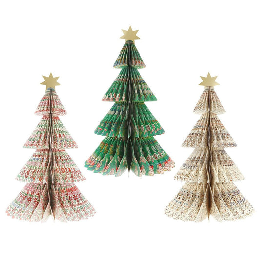 Meri Meri X Liberty Paper Honeycomb Trees