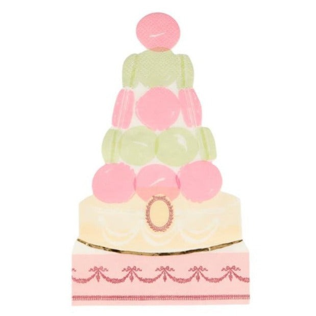Meri Meri X Laduree Paris Macaron Pyramid Party Napkins