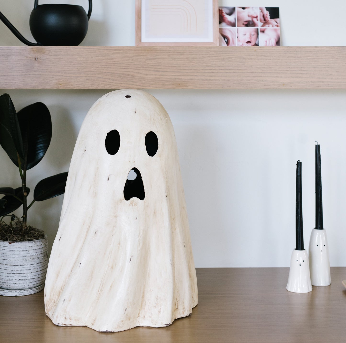 Bethany Lowe Ghost Luminary Large Paper Mache