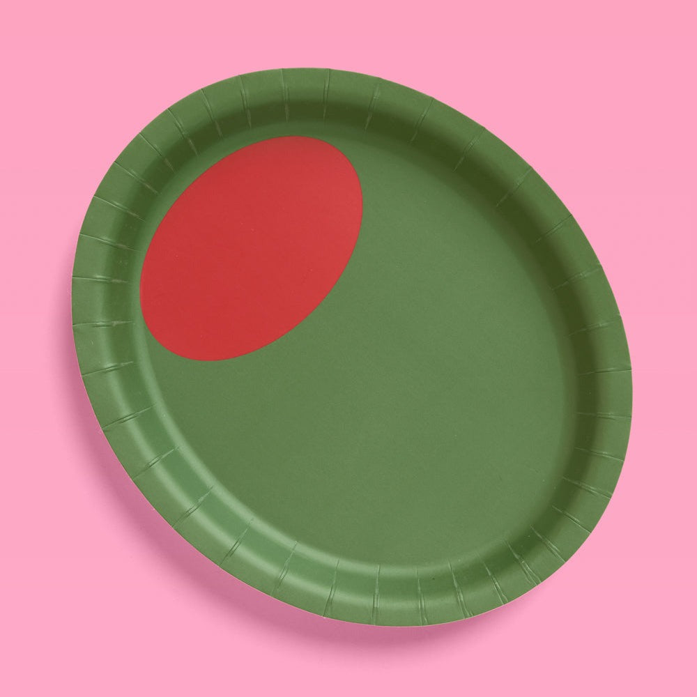 Extra Dirty Martini Plate Set