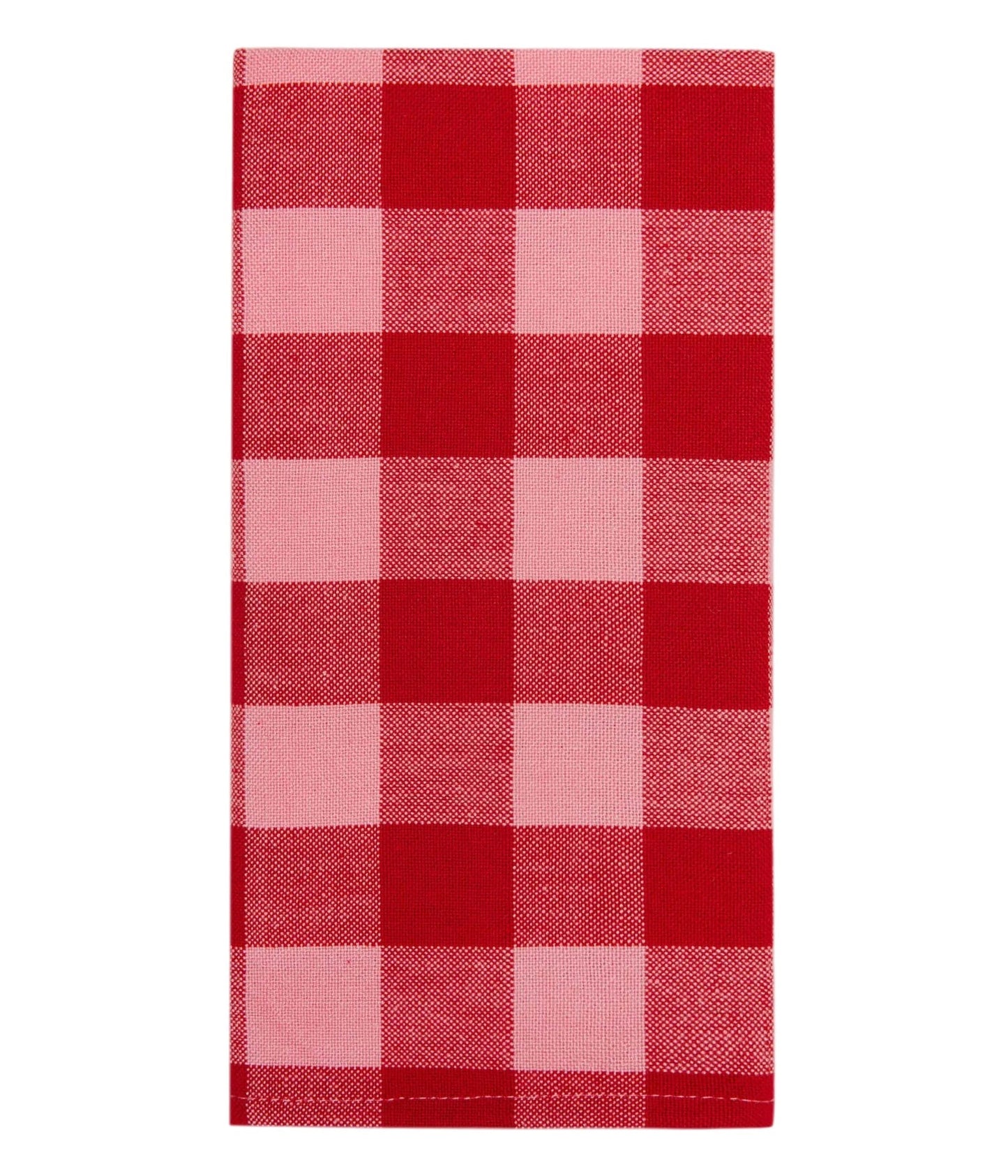 Gingham Red & Pink Napkins