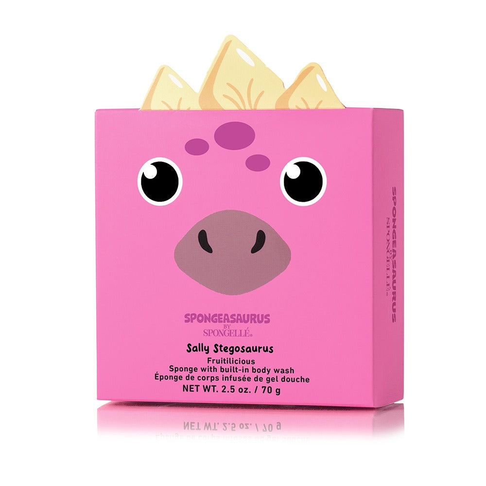 Sally Stegosaurus Shower Buffer Sponge