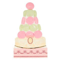 Meri Meri X Laduree Paris Macaron Pyramid Party Napkins