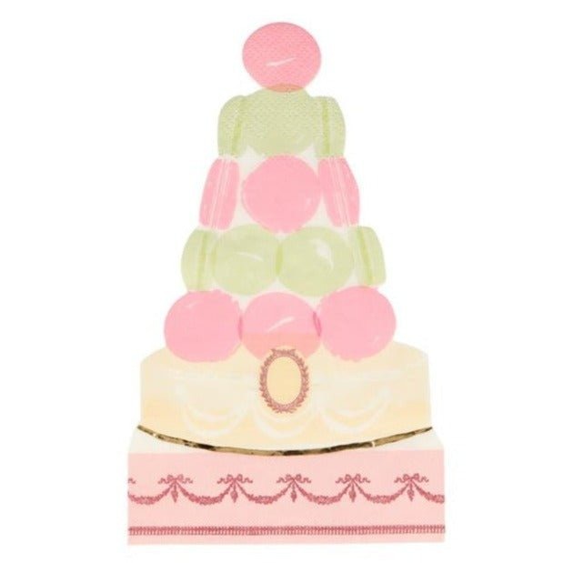 Meri Meri X Laduree Paris Macaron Pyramid Party Napkins