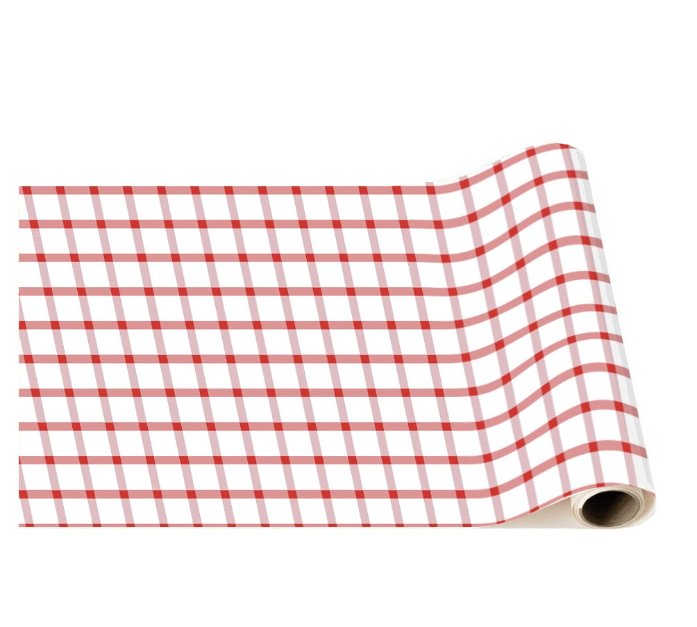 Cherry Red Picnic Table Runner
