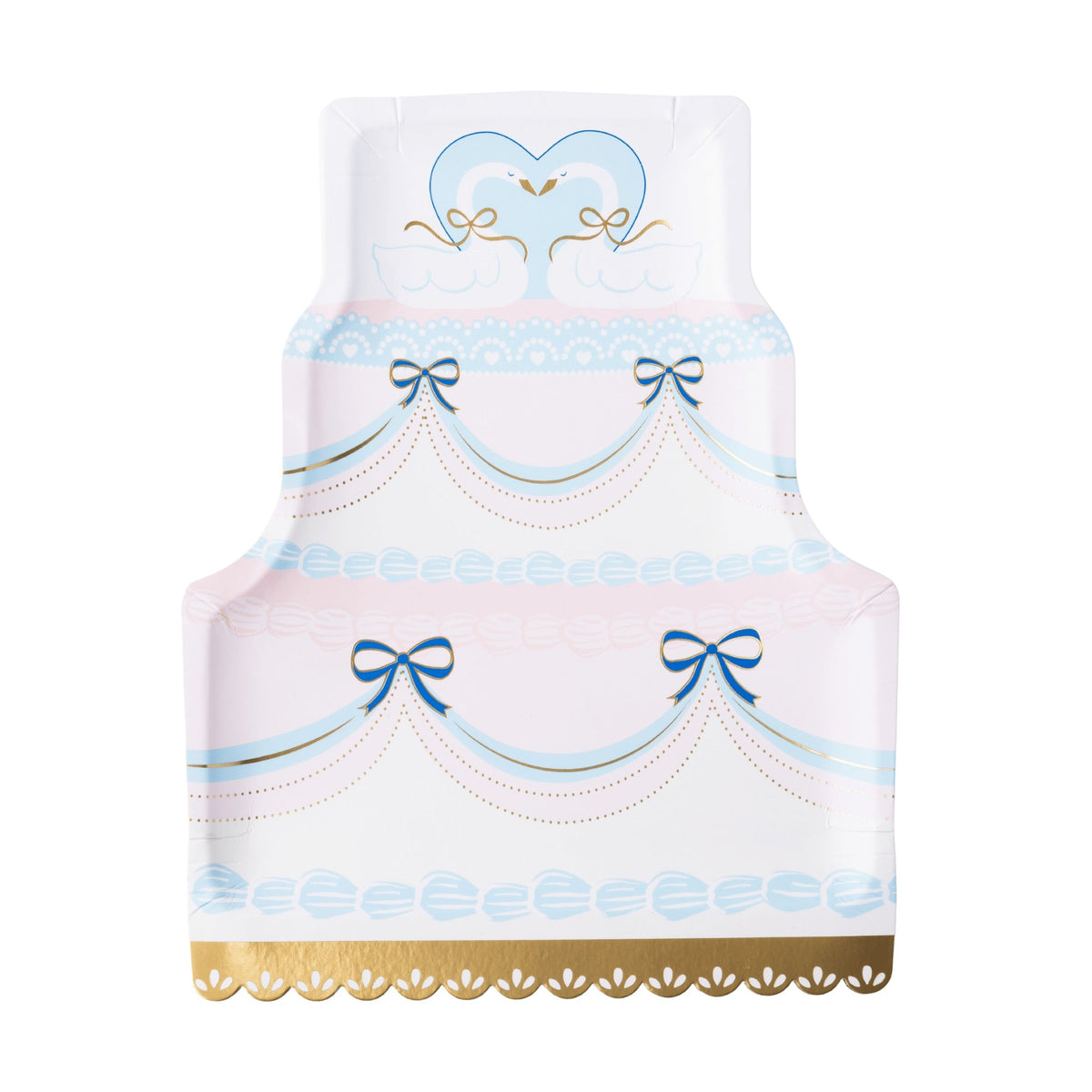 Tying the Knot Wedding Cake Plates